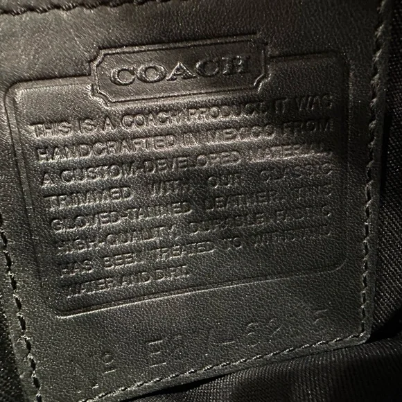 Coach Black Backpack - Picture 7 of 12